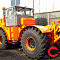 Кировец К-701 с передним отвалом