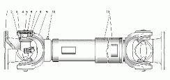 Передача карданная Четра Т-50.01