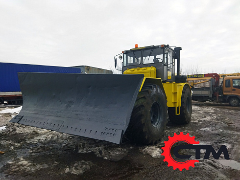 Трактор Кировец К-704ТУ Грейдозер Дорожная Машина ДМ-15
