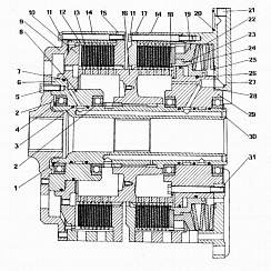Фрикцион бортовой Четра Т-15.02Я