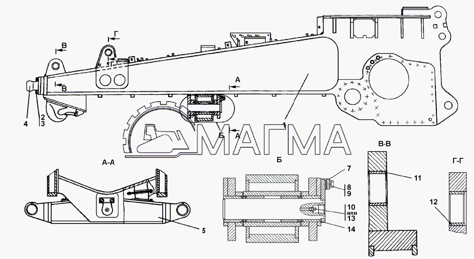 Рама т 150 схема