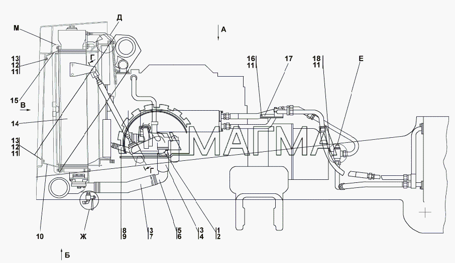 Карта смазки бульдозера т 130